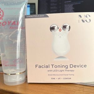 NuSculpt Skin Facial Toning Device with Royal Collagen Gel